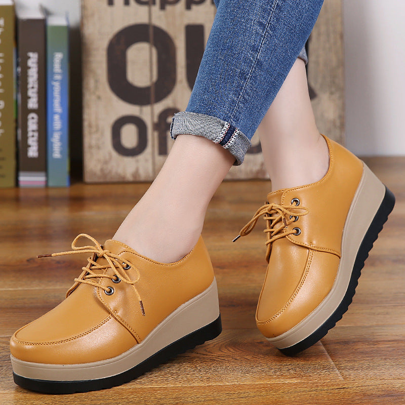 Damen Stylische Keil Oxfords Fudus