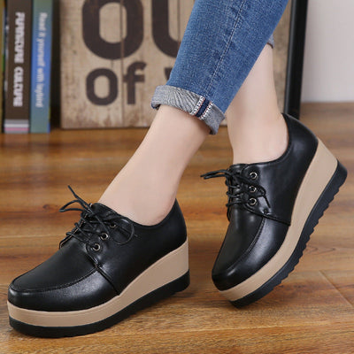 Damen Stylische Keil Oxfords Fudus