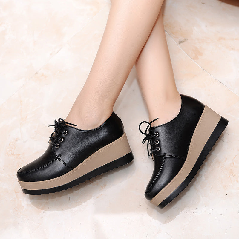 Damen Stylische Keil Oxfords Fudus