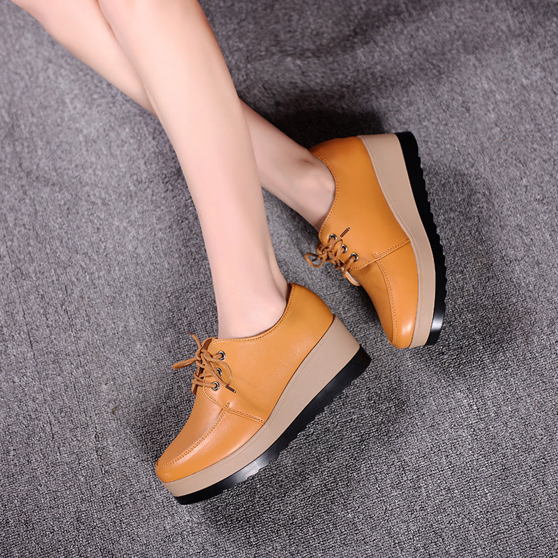 Damen Stylische Keil Oxfords Fudus
