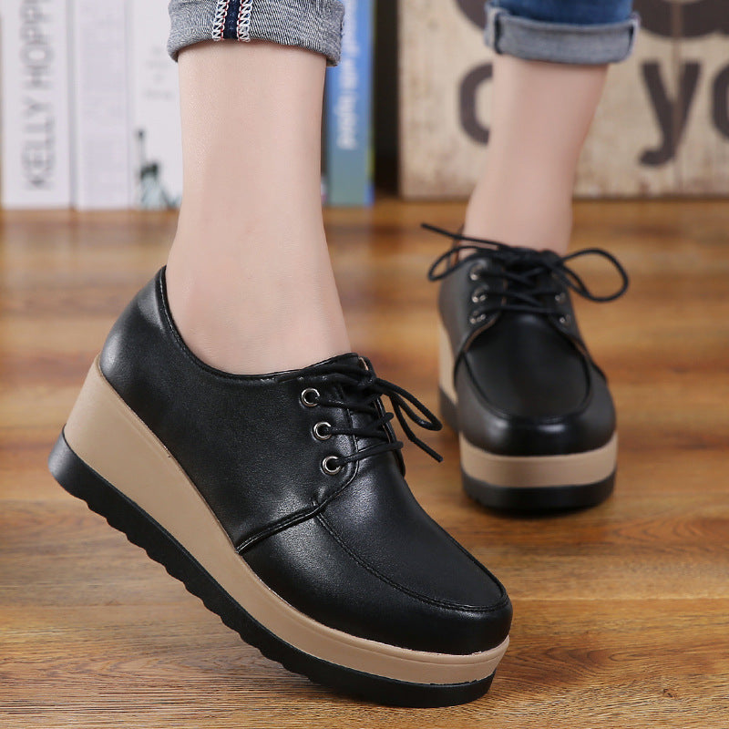 Damen Stylische Keil Oxfords Fudus