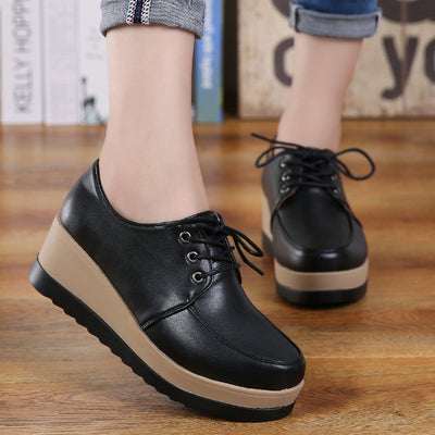 Damen Stylische Keil Oxfords Fudus