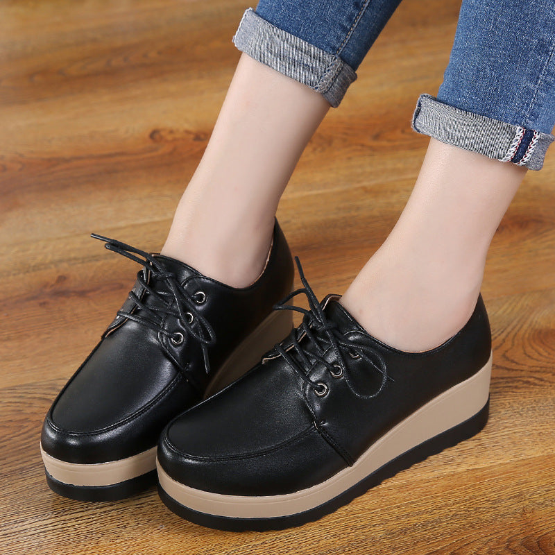 Damen Stylische Keil Oxfords Fudus