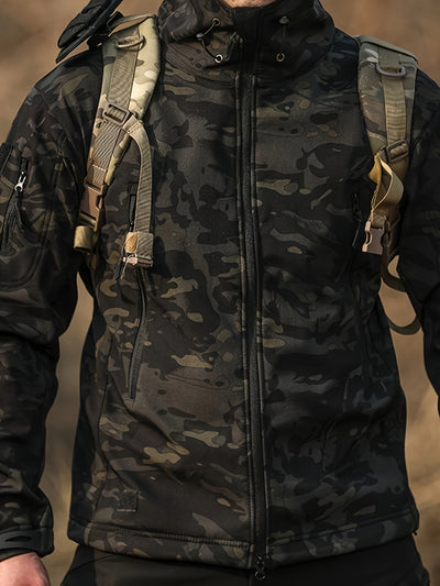 Taktische Softshell-Tarn-Outdoorjacke Wasserdicht Winddicht Für Herren | Perfekt für Outdoor-Aktivitäten
