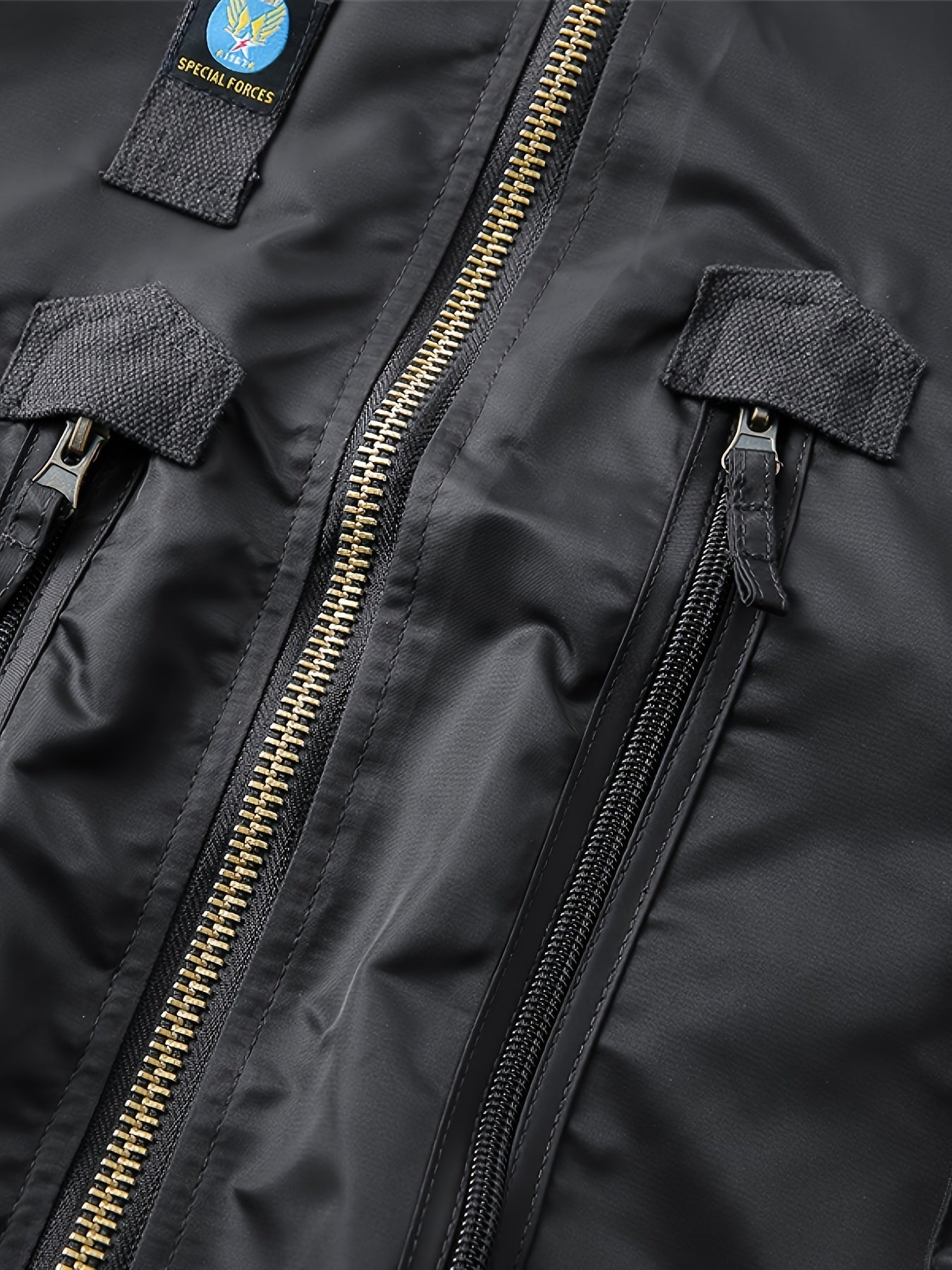 Warme Bomber Taktische Outdoorjacke Mit Stehkragen Für Herren | Perfekt für Outdoor-Aktivitäten