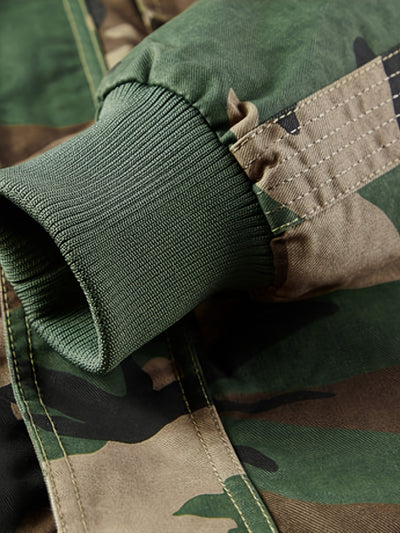 Warme Tarn-Piloten-Outdoorjacke Mit Mehreren Taschen Für Herren | Perfekt für Outdoor-Aktivitäten
