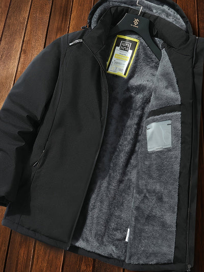 Warme Fleece Voering Puffer Winter Jacke Für Herren | Perfekt für Winter & Outdoor-Aktivitäten
