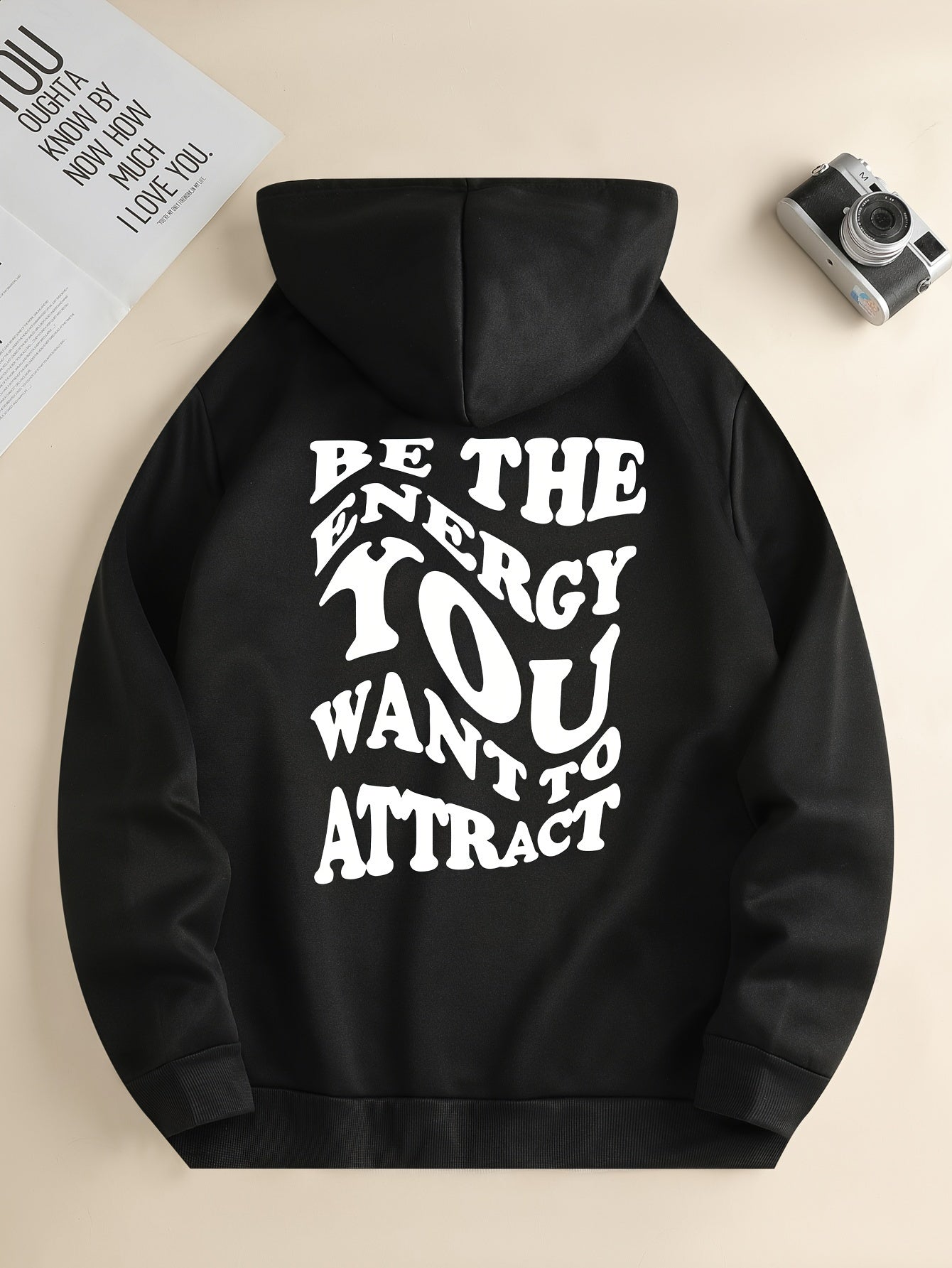Eleganter Pullover-Hoody mit Backprint und Kapuze für Women | Perfekt für lässige Tage