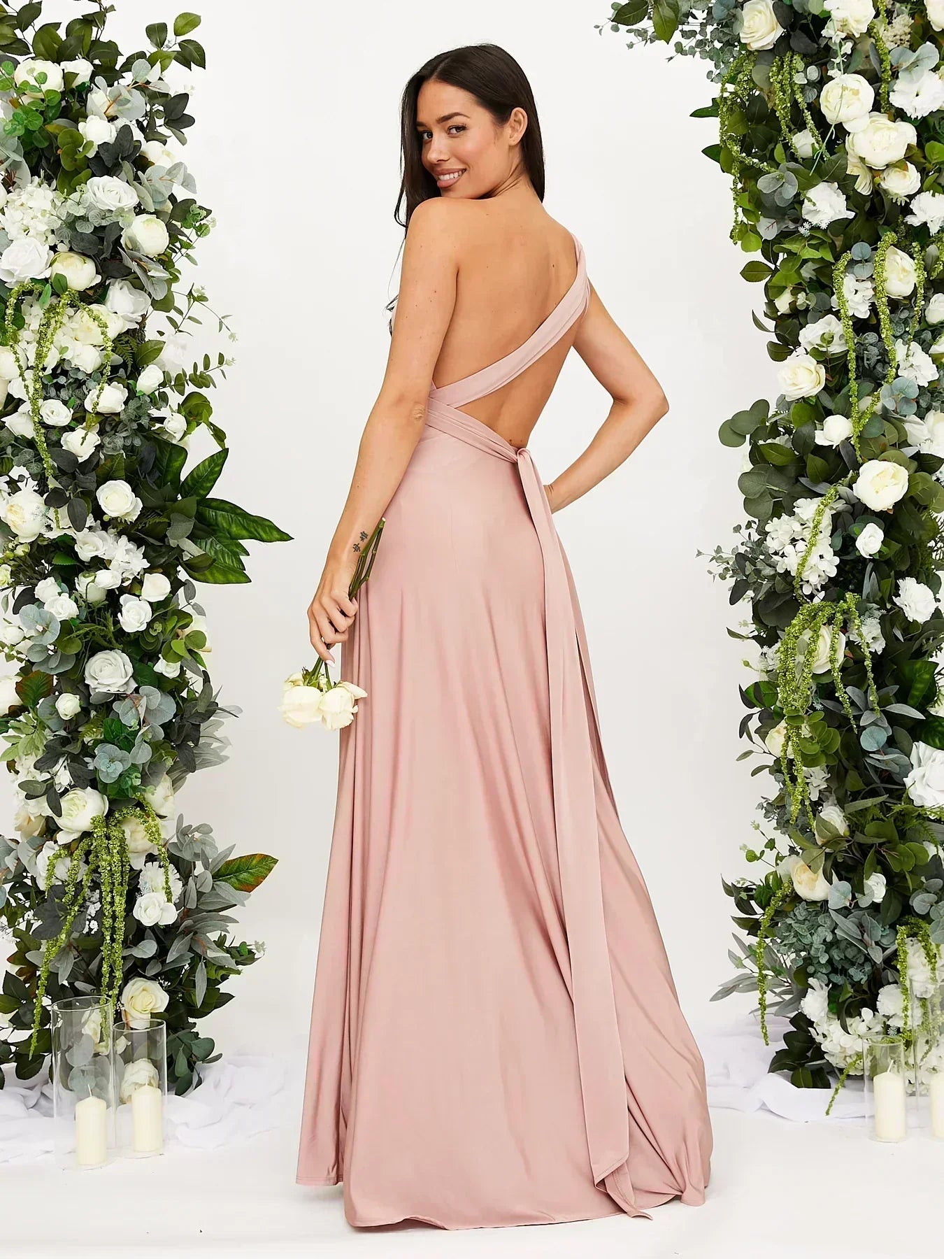 Angela - Elegantes Ärmelloses Langes Maxikleid