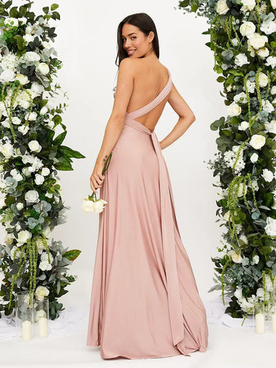 Angela - Elegantes Ärmelloses Langes Maxikleid