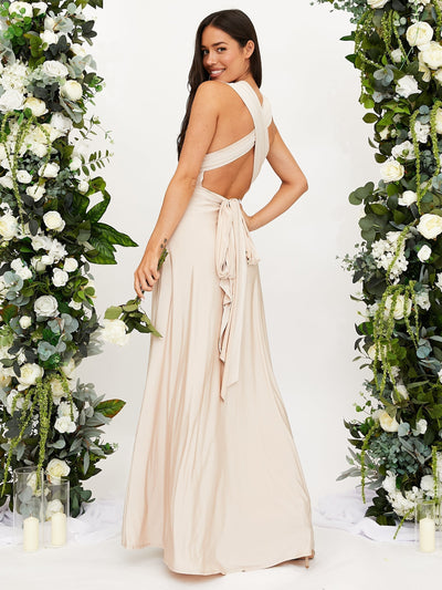 Angela - Elegantes Ärmelloses Langes Maxikleid