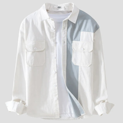 COUTURE™ PATCHWORK LANGARMHEMD