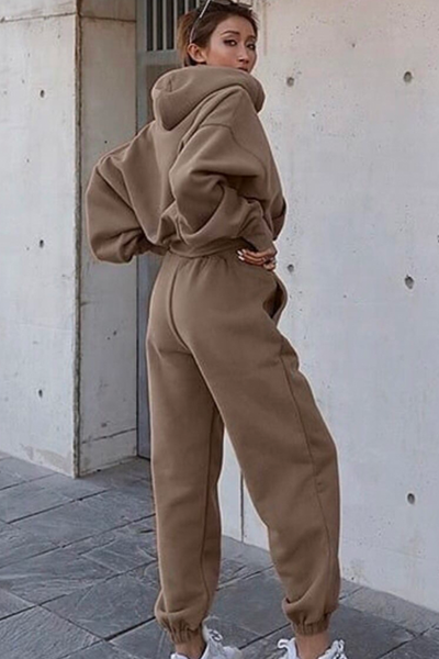 Baumwoll-Trainings- & Jogginganzug im bequemen Vintage-Look für Damen | Ideal für den Alltag