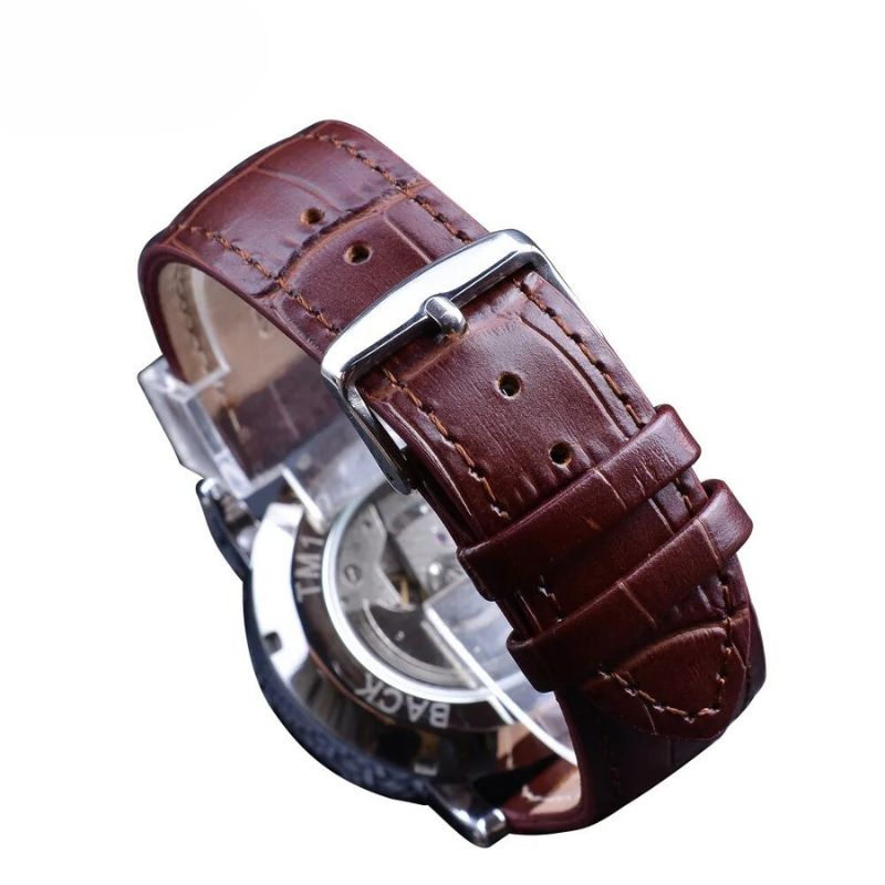 van Baerle® - Mode Luxusschicht Leder Vollautomatisches Uhrwerk