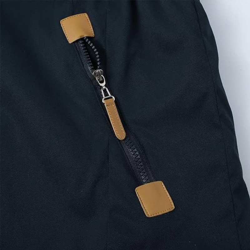 Winterjacke Damen Mit Kapuze | Parka Mit Reißverschluss und Kordelzug
