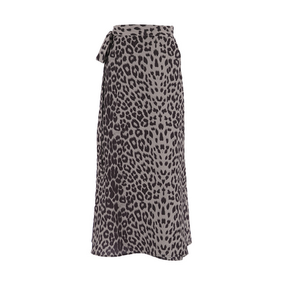 Emmeline - Rock mit Leopardenmuster und hoher Taille