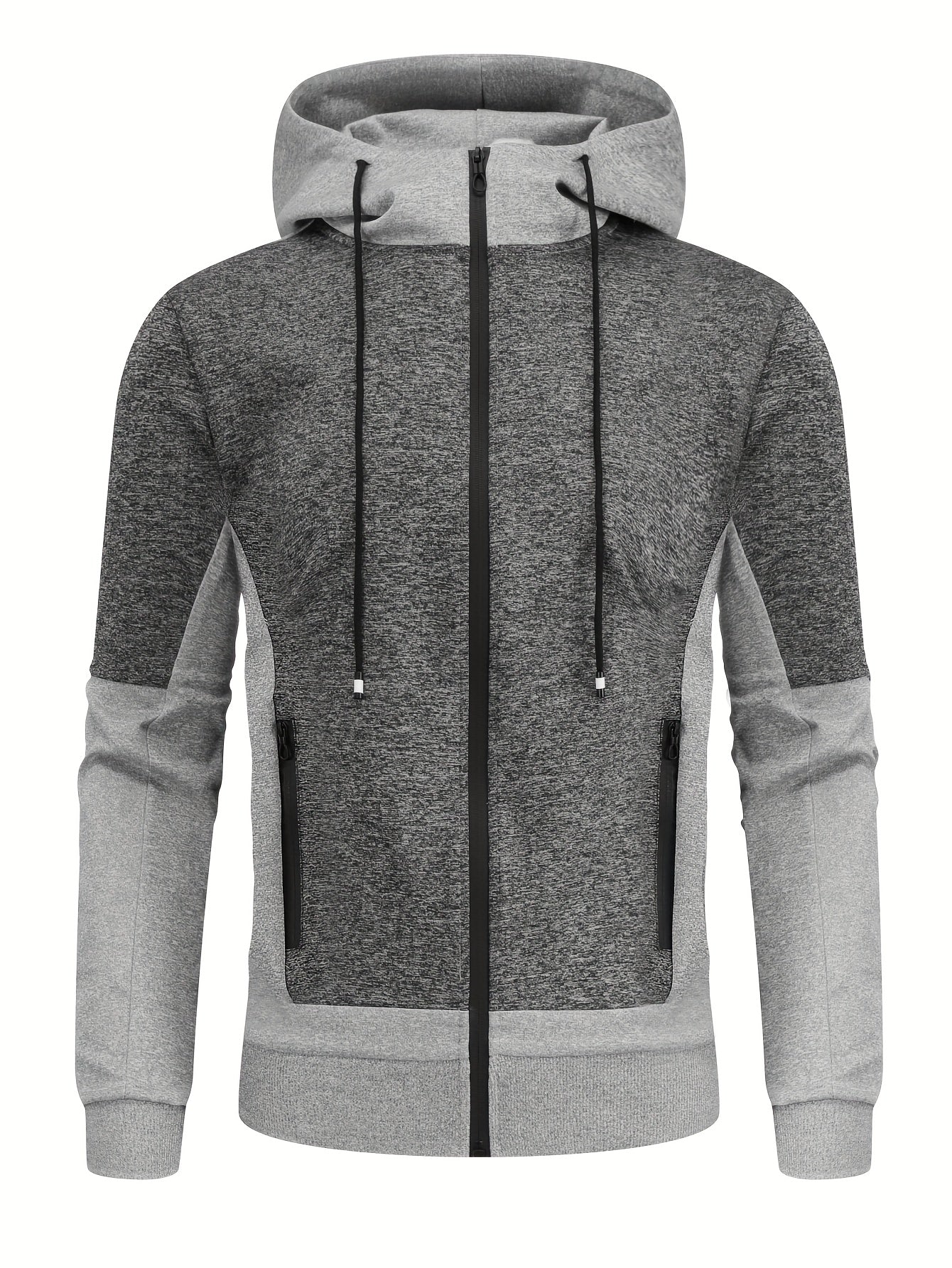 Casual Vollständiger Reißverschluss Hoodie Und Jogginghose Trainingsanzug Für Herren | Perfekt für Freizeitaktivitäten