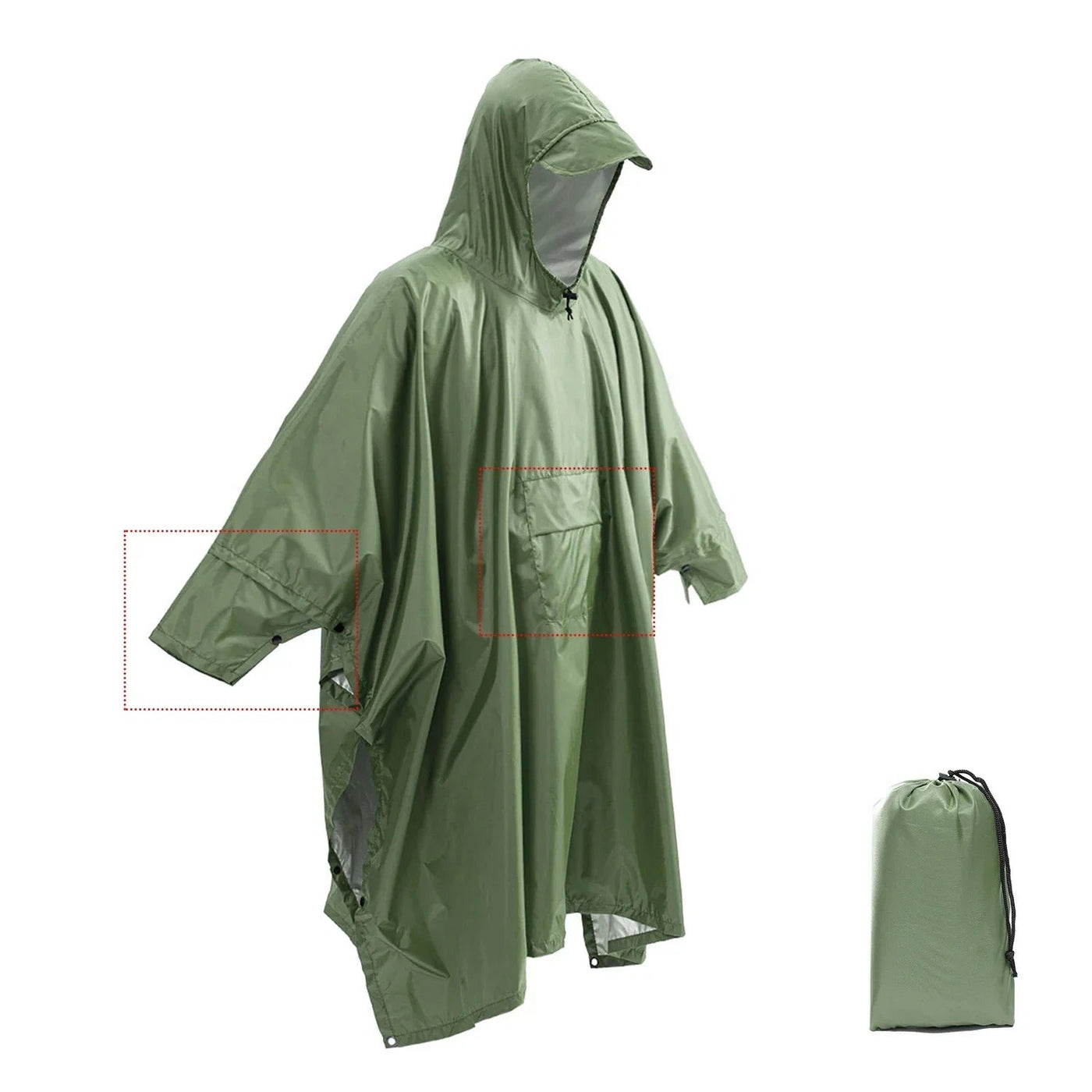 Wasserdichte Atmungsaktive Regenjacke Für Unisex | Perfekt für Outdoor-Aktivitäten