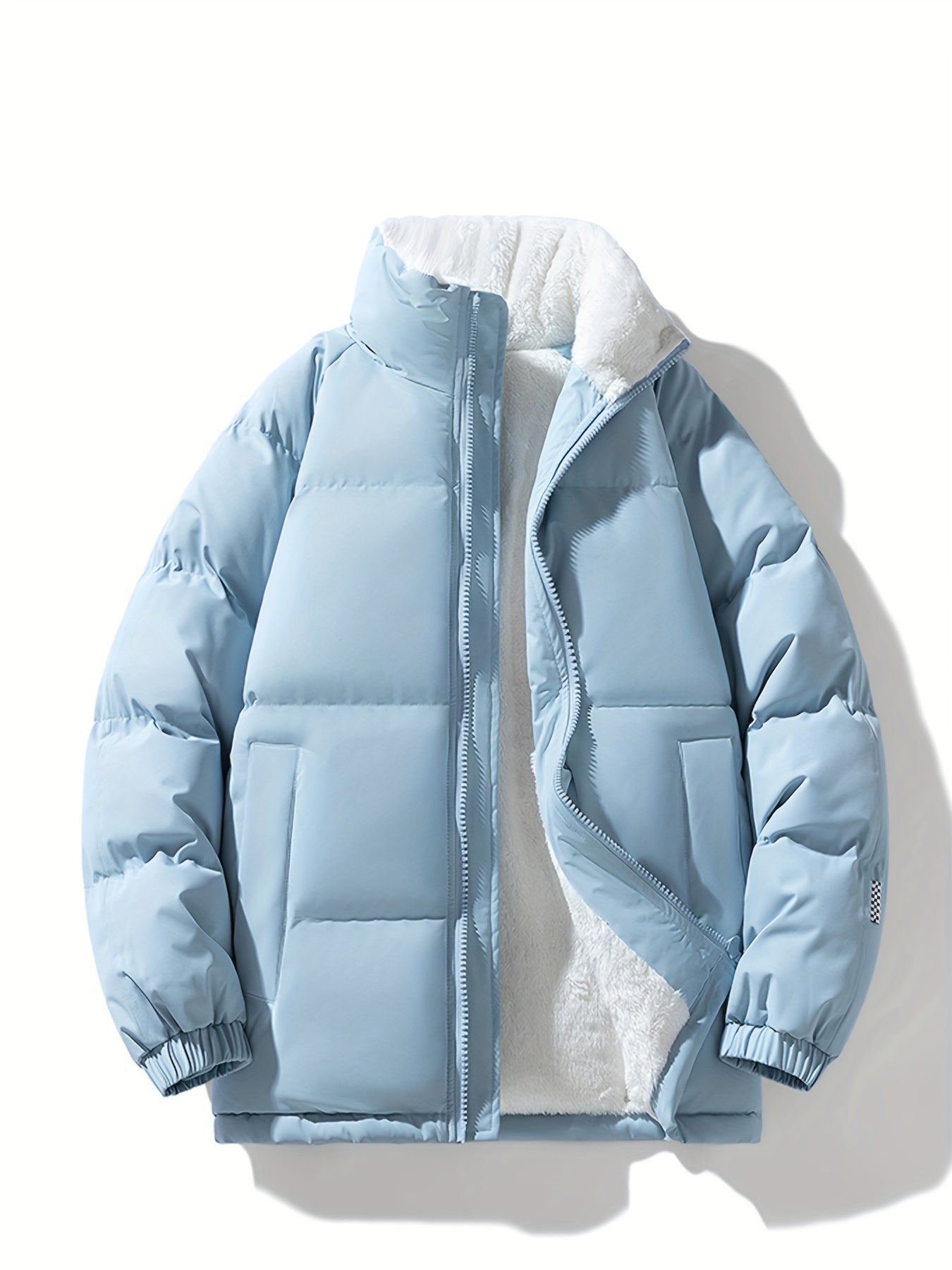 Warme modische Fleece-Puffer-Winterjacke für Damen | Perfekt für Outdoor-Aktivitäten