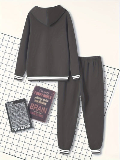 Casual Hoodie Und Hose Trainingsanzug Für Herren | Perfekt Für Freizeit-Tage