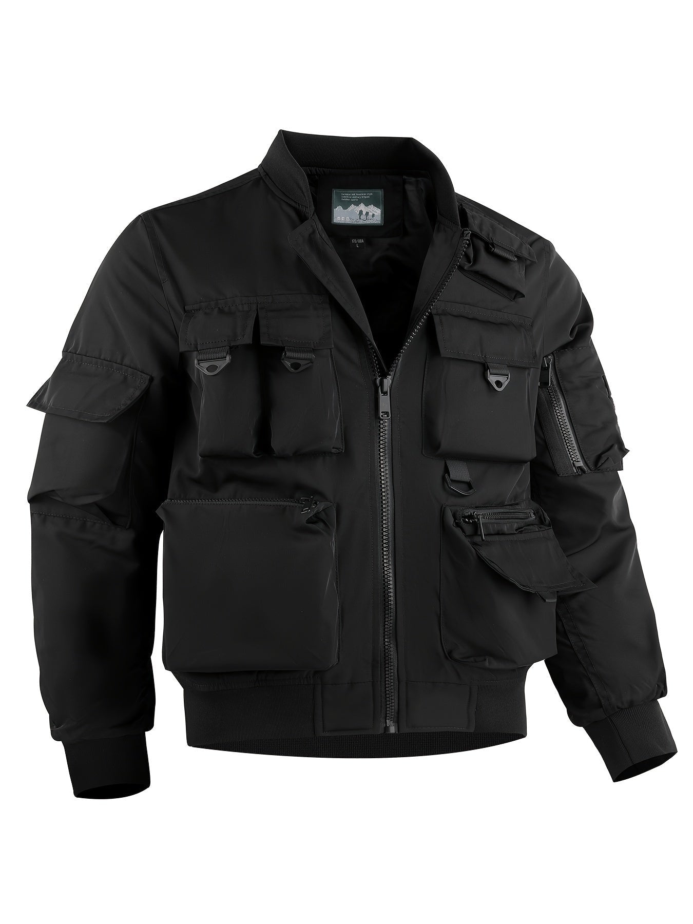 Taktische Multi-Taschen Cargo-Windbreaker-Outdoorjacke Für Herren | Perfekt für Outdoor-Aktivitäten
