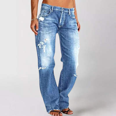 Elaris - Vintage Vibes mit modernem Twist – Die Wide-Leg Denim Jeans im Retro-Stil
