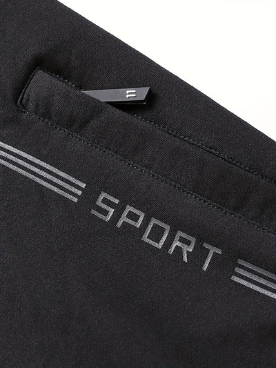 Vintage Vollständiger Reißverschluss Trainingsanzug Mit Tasche Und Jogginghose Für Herren | Perfekt für Outdoor-Aktivitäten