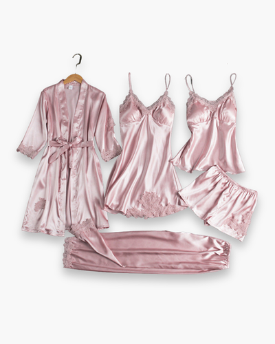 Damen Elegantes Schlafanzug Set | Komfortabel und Stilvoll