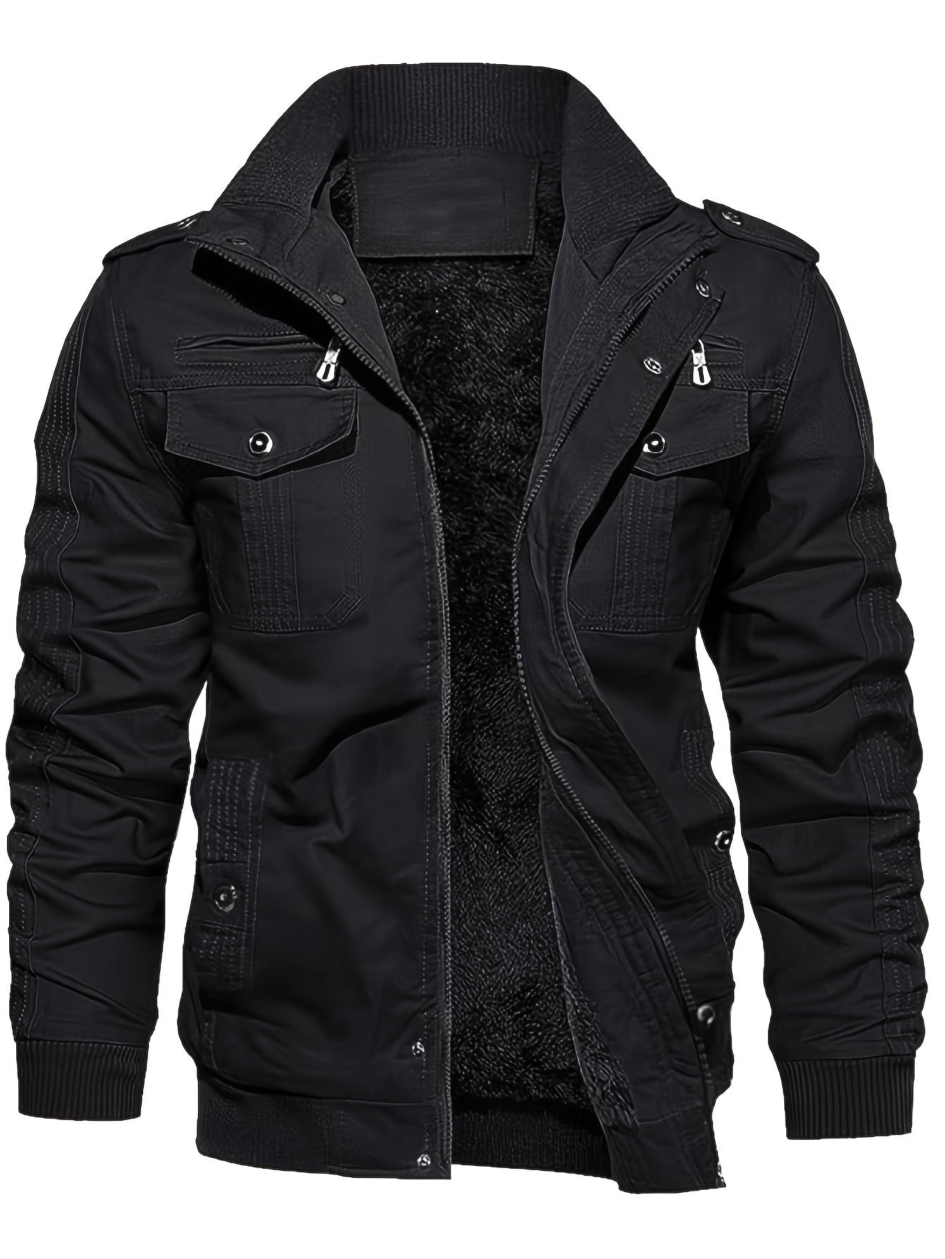 Retro Stijl Staande Kragen Winter Jacke Für Herren | Perfekt für den Winter