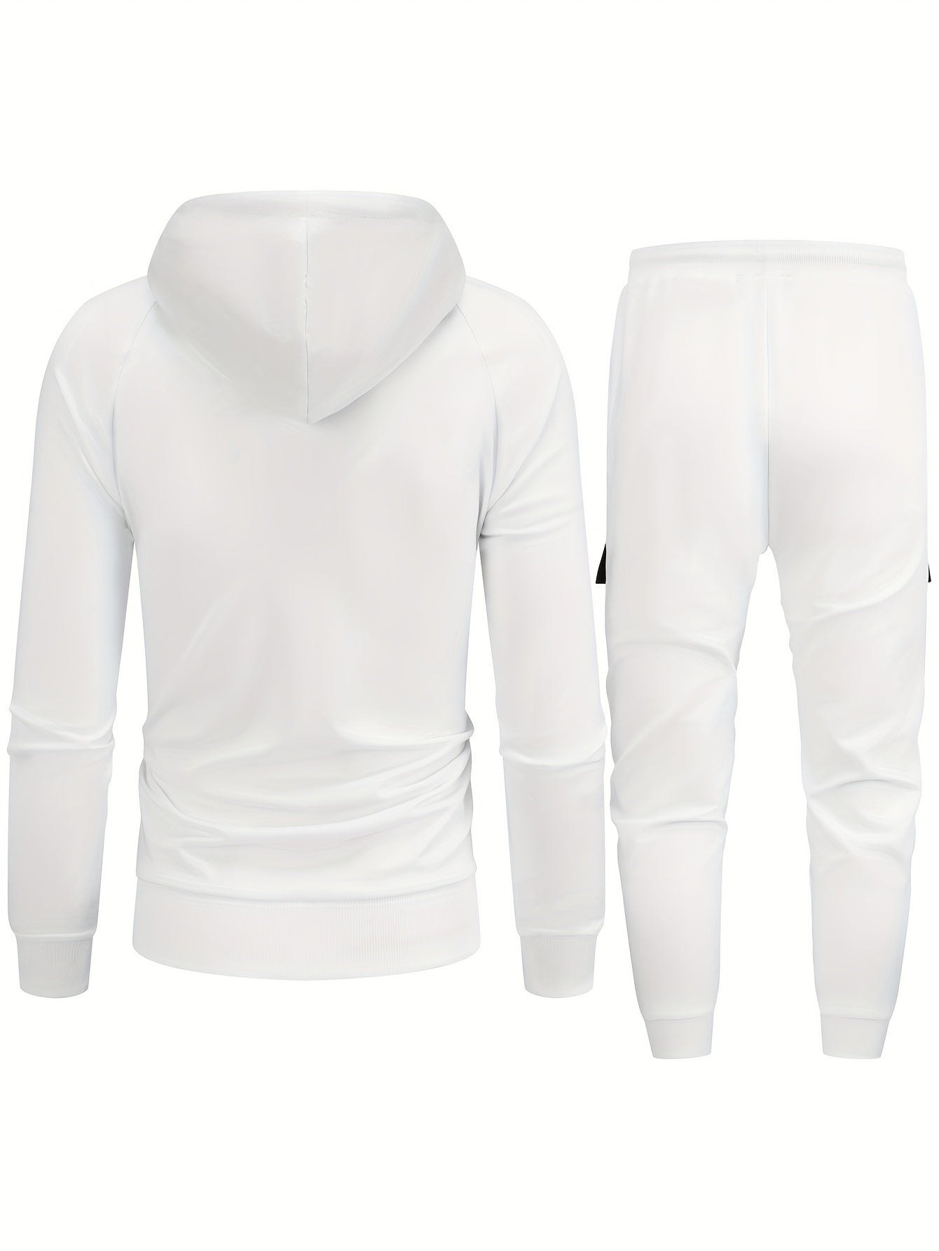 Casual Vollständiger Reißverschluss Hoodie Und Jogginghose Trainingsanzug Für Herren | Perfekt für Freizeitaktivitäten