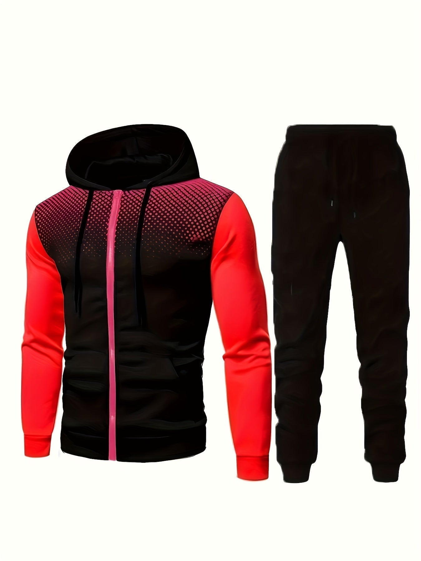 Casual Sportlicher Trainingsanzug Hoodie Und Kordelzughose Für Herren | Perfekt für Casual Days