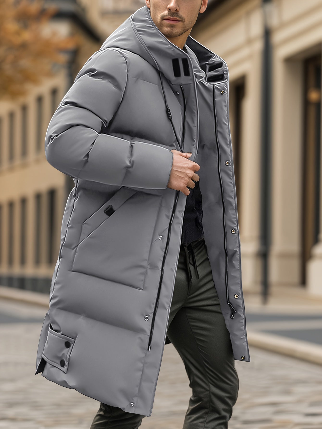 Warme Verdikte Midden-Lange Winter Jacke Für Herren | Perfekt für Freizeitaktivitäten