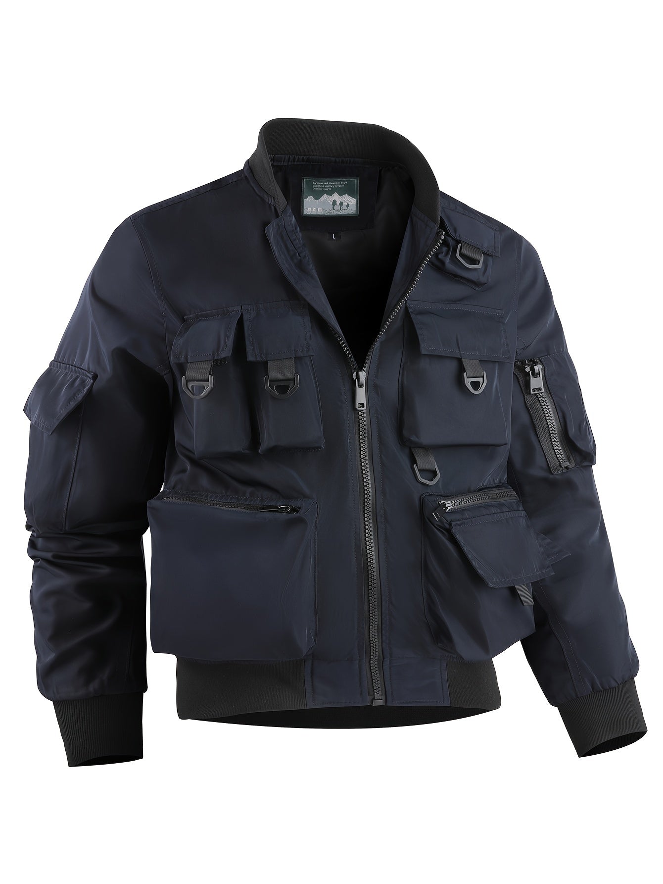 Taktische Multi-Taschen Cargo-Windbreaker-Outdoorjacke Für Herren | Perfekt für Outdoor-Aktivitäten