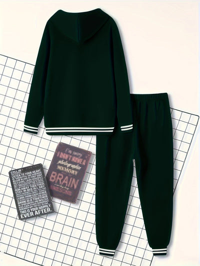 Casual Hoodie Und Hose Trainingsanzug Für Herren | Perfekt Für Freizeit-Tage
