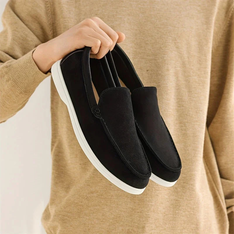 Suede Loafers