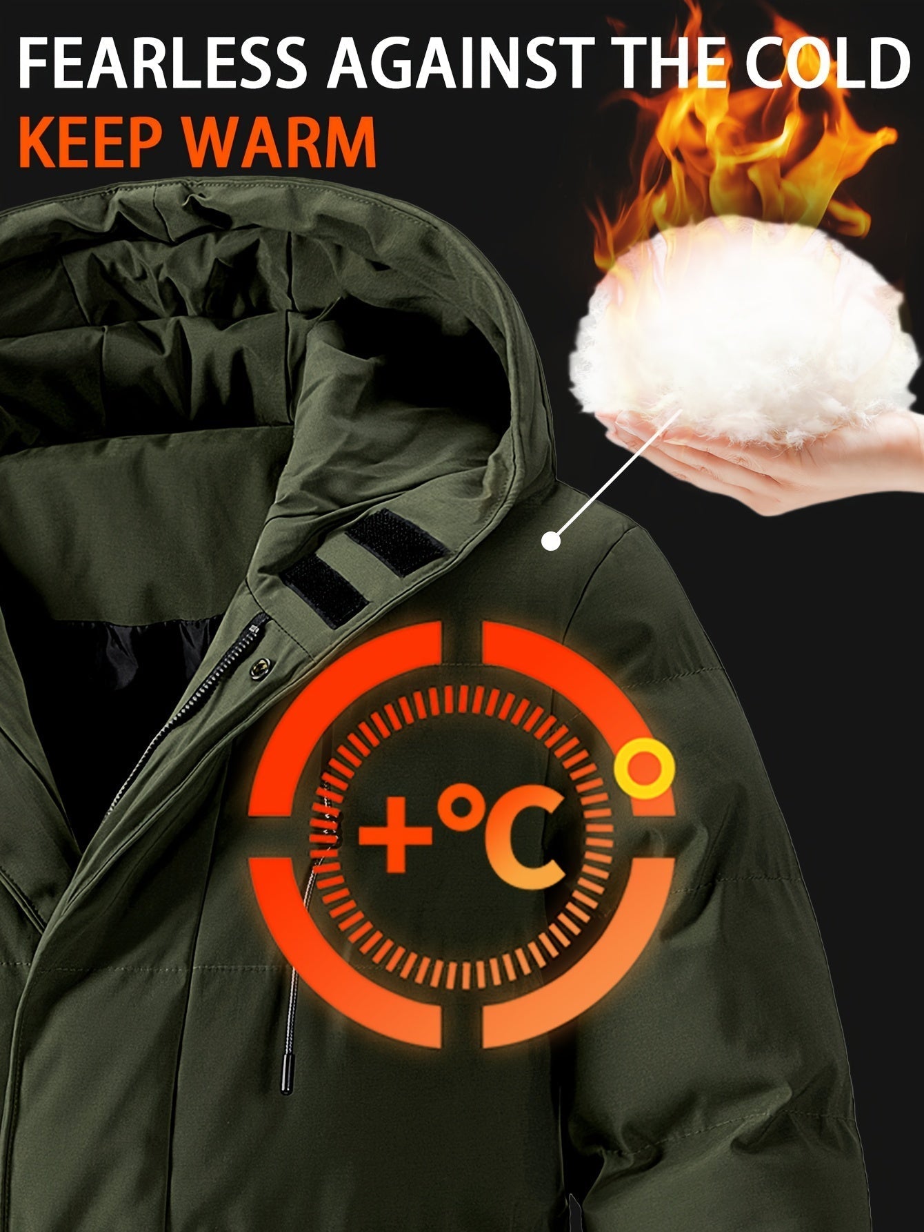 Warme Verdikte Midden-Lange Winter Jacke Für Herren | Perfekt für Freizeitaktivitäten