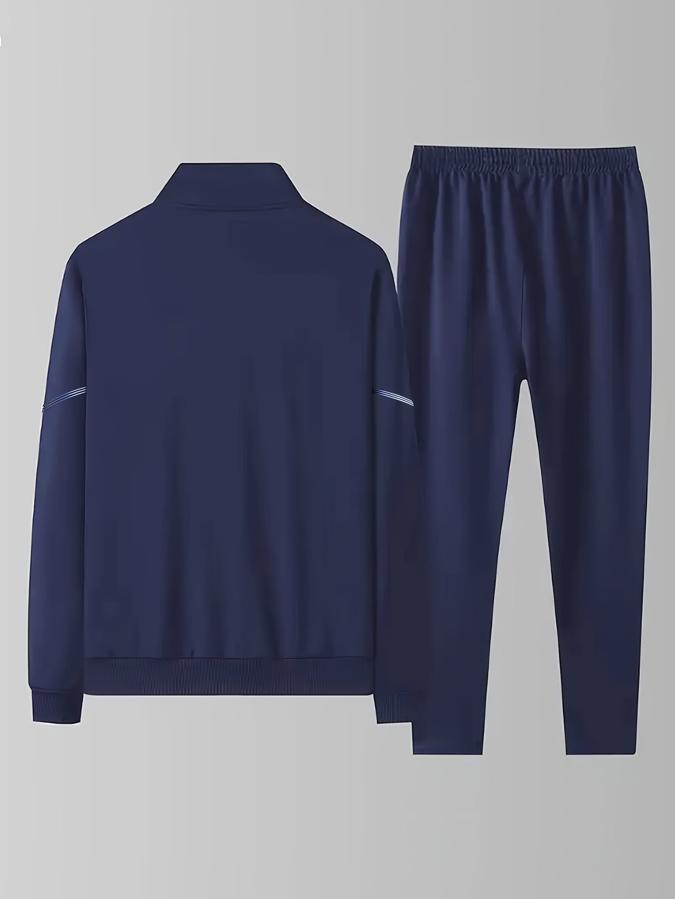 Vintage Vollständiger Reißverschluss Trainingsanzug Mit Tasche Und Jogginghose Für Herren | Perfekt für Outdoor-Aktivitäten