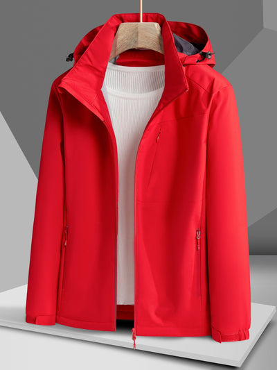 Wasserdichte elegante Fleece-Winterjacke mit Kapuze für Damen | Ideal für den Winter