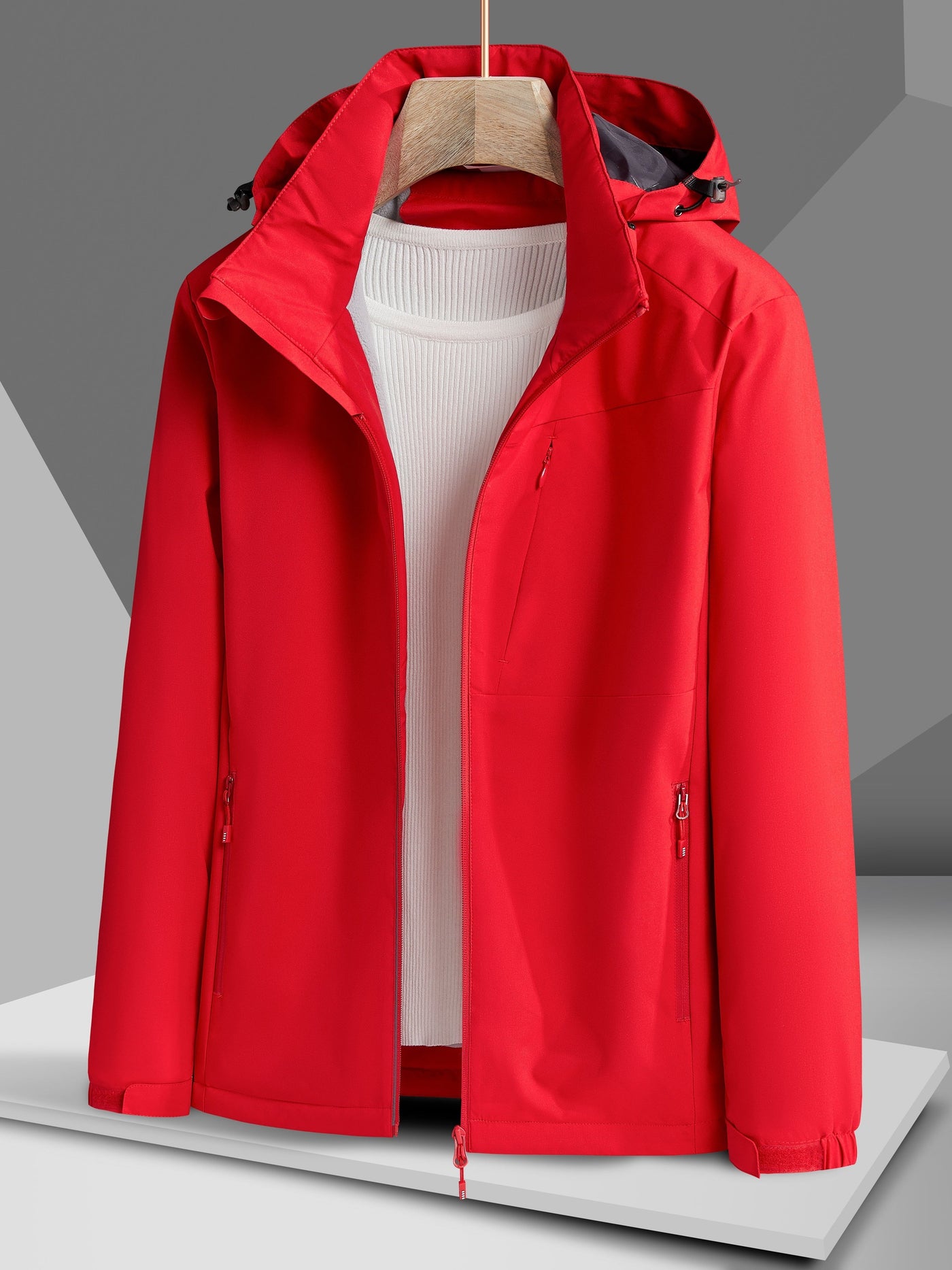 Wasserdichte Kapuzen Winterjacke mit Polar Fleece für Damen | Perfekt für Outdoor-Aktivitäten