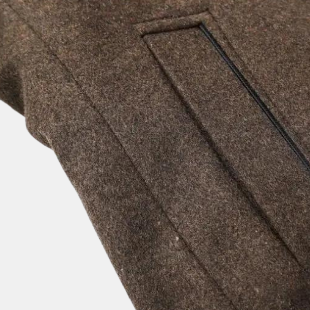 Dicker Trenchcoat aus Wolle für Herren