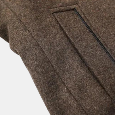 Dicker Trenchcoat aus Wolle für Herren