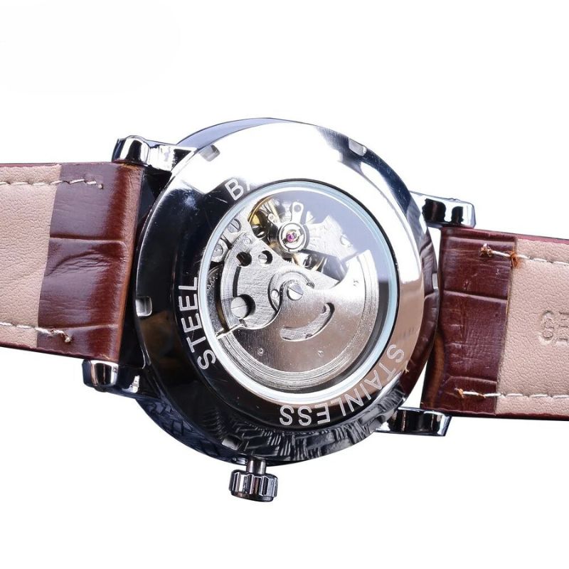 van Baerle® - Mode Luxusschicht Leder Vollautomatisches Uhrwerk