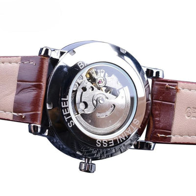 van Baerle® - Mode Luxusschicht Leder Vollautomatisches Uhrwerk