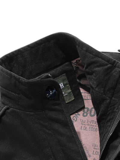 Casual Retro Stijl Katoen Winter Jacke Für Herren | Ideal für Winter