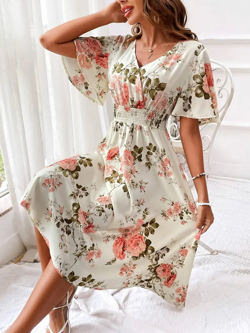 Teresa® | Wickelkleid mit Blumendruck für den Sommer