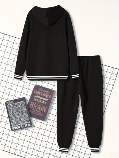 Casual Hoodie Und Hose Trainingsanzug Für Herren | Perfekt Für Freizeit-Tage