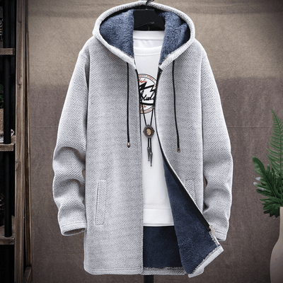 Zilvara | Elegante Unisex-Jacke mit Kapuze