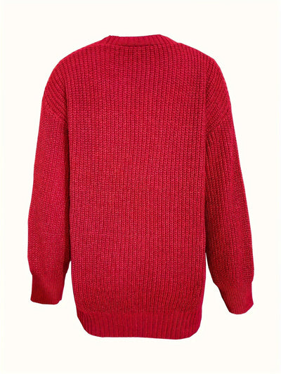 Eleganter warmer Baumwollstrickwaren-Cardigan für Damen | Ideal für jede Jahreszeit