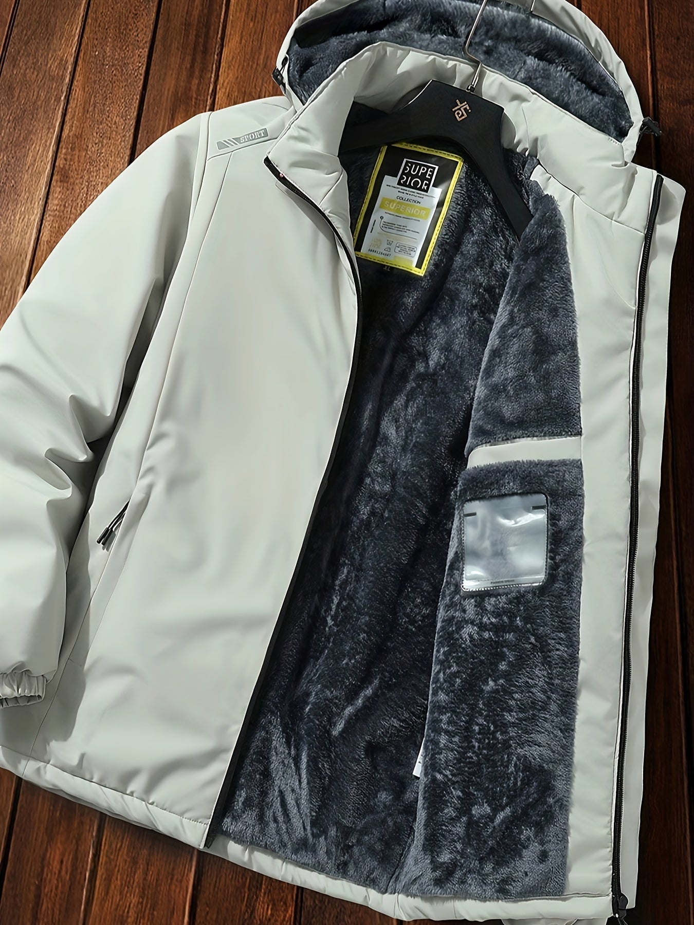 Warme Fleece Voering Puffer Winter Jacke Für Herren | Perfekt für Winter & Outdoor-Aktivitäten