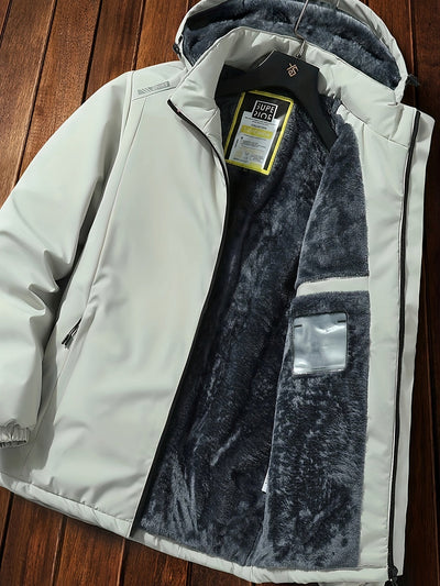 Warme Fleece Voering Puffer Winter Jacke Für Herren | Perfekt für Winter & Outdoor-Aktivitäten